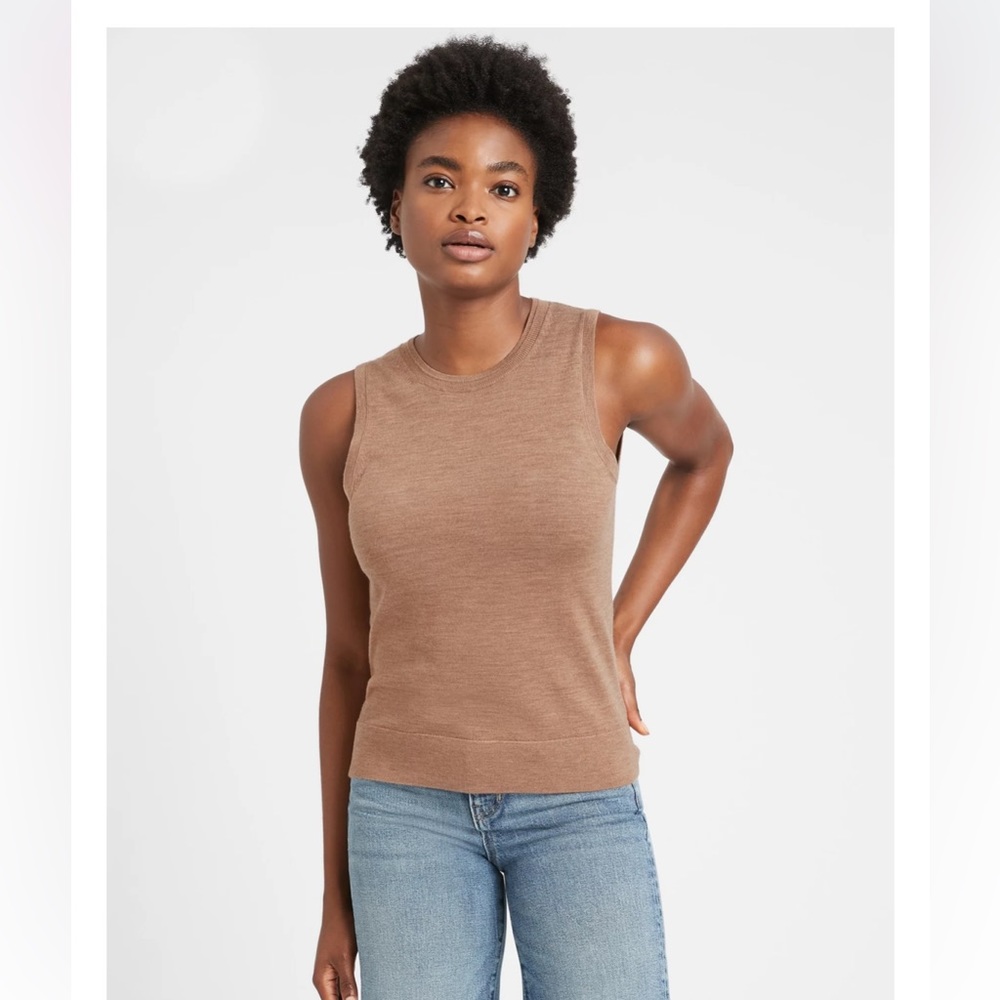 Banana Republic Merino Shell in Responsible Wool